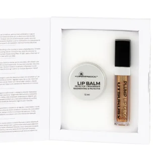 SET LIP GLOSS + BÁLSAMO PEARLY NUDE