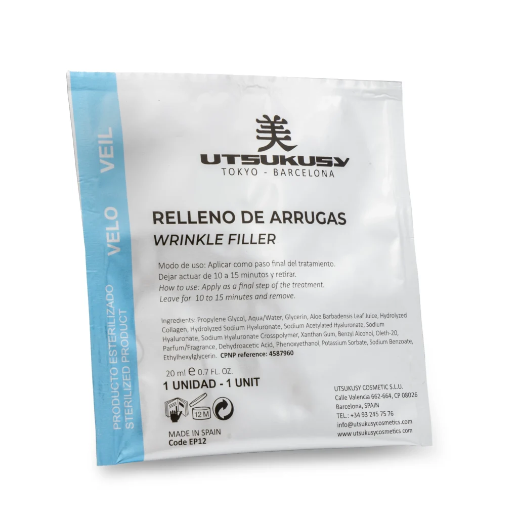 VELO RELLENO DE ARRUGAS