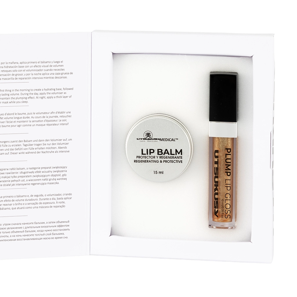 SET LIP GLOSS + BÁLSAMO PEARLY NUDE